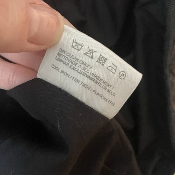 Farhi by Nicole Farhi Jacket Womens 8 Black Quilted Shacket - Picture 3 of 8